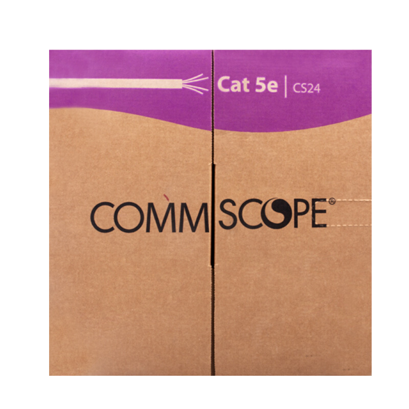康普(Commscope) 超五类4对UTP双绞线(CM) CS24CM GRY 灰色 305米/箱